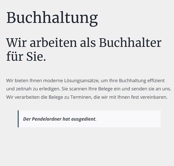 Buchhaltung 